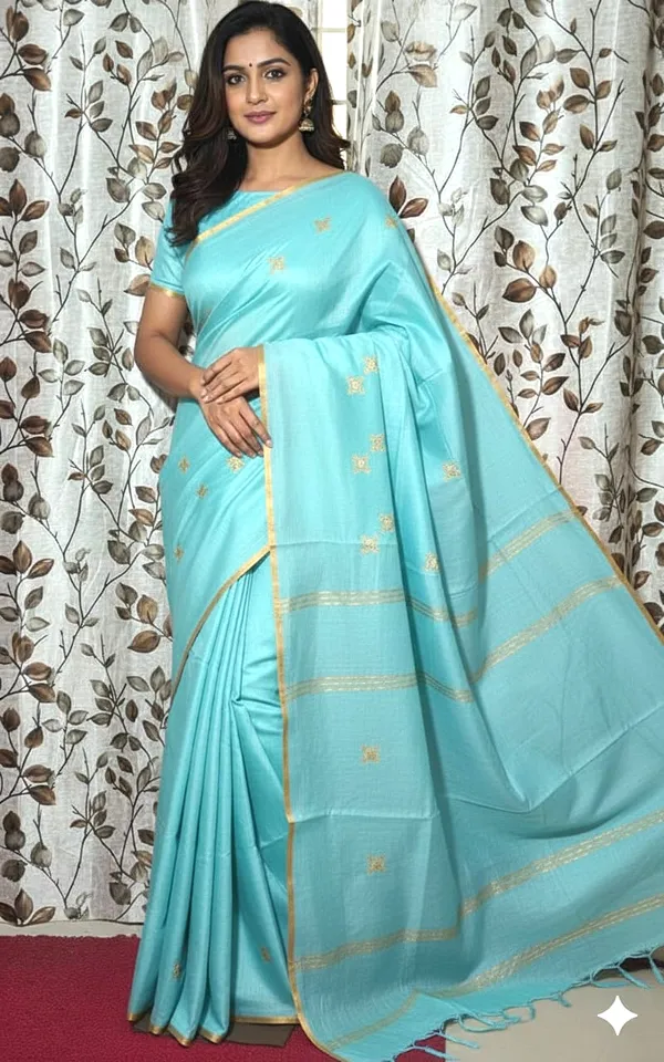 Women’s_Semi_Silk_Saree_with_Blouse_Piece_for_Every_Occasion