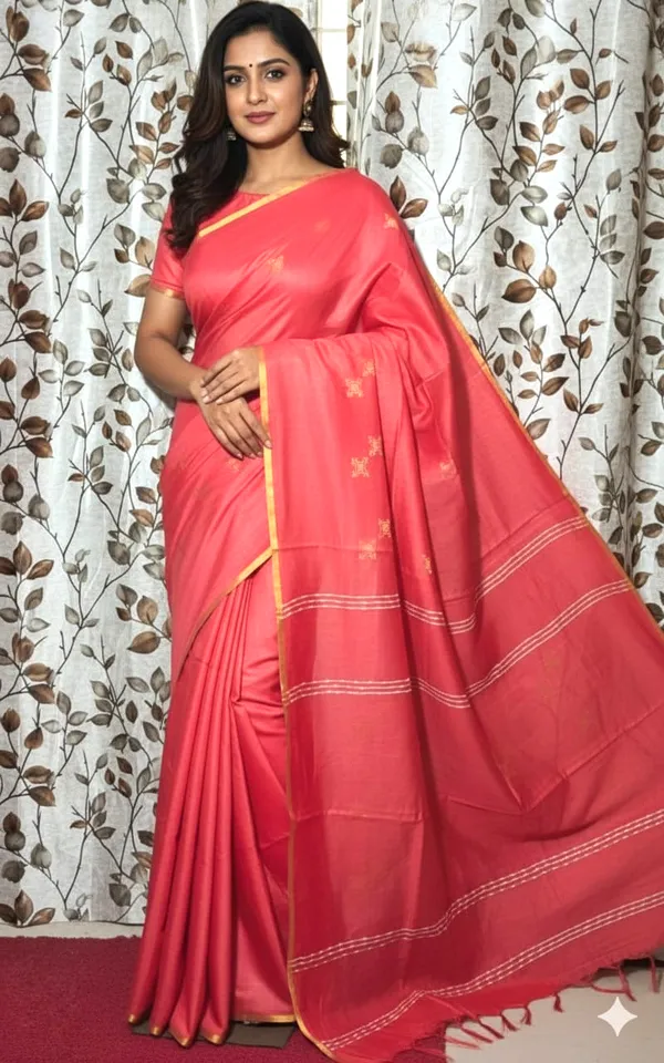 Women’s_Semi_Silk_Saree_with_Blouse_Piece_for_Every_Occasion