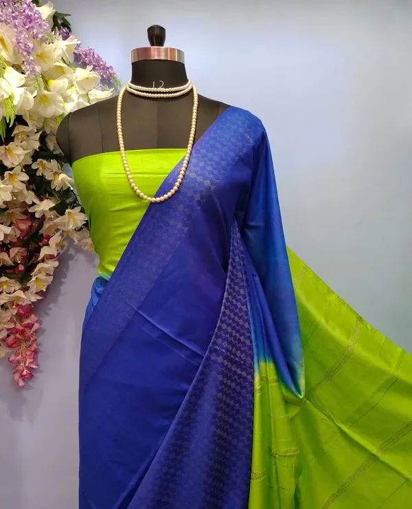 Women’s_Semi_Silk_Saree_with_Blouse_Piece_for_Every_Occasion