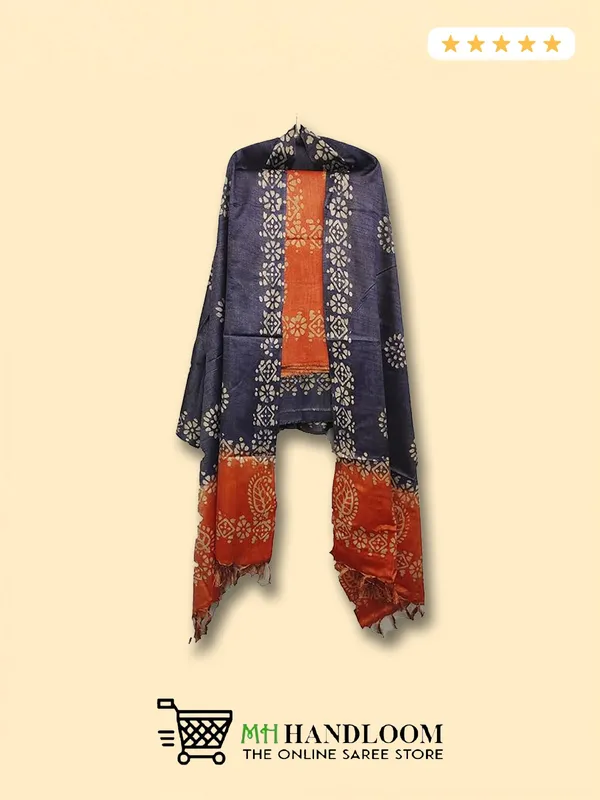 MH_HANDLOOM_Women's_Cotton_Silk_Batik_Print_Unstitched_Salwar_Suits_with_Dupatta
