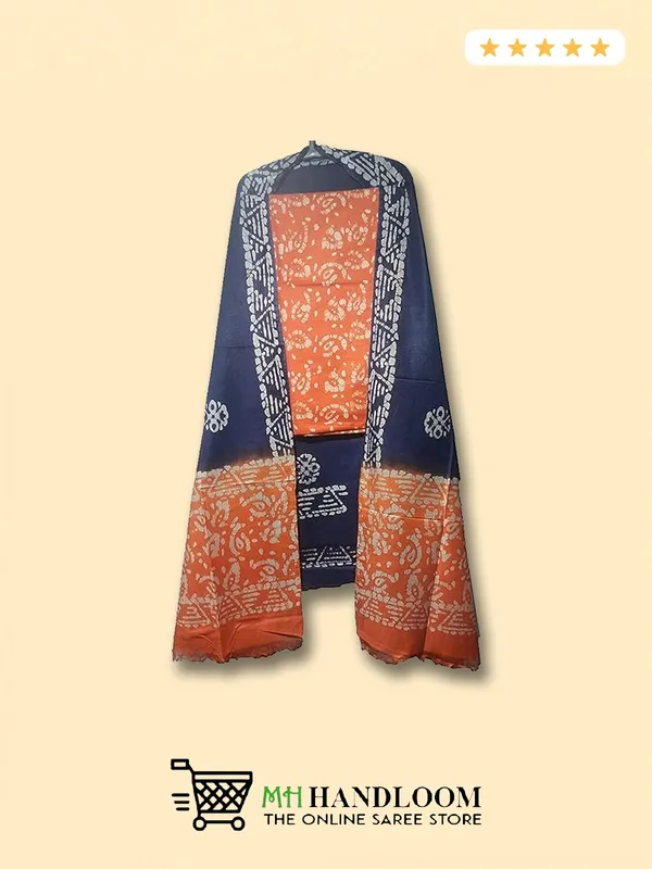 MH_HANDLOOM_Women's_Cotton_Silk_Batik_Print_Unstitched_Salwar_Suits_with_Dupatta