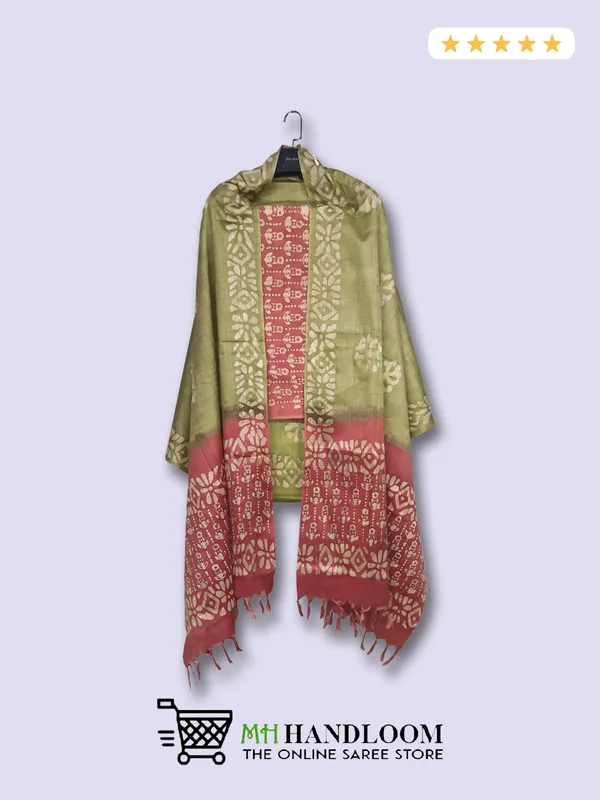 MH_HANDLOOM_Women's_Cotton_Silk_Batik_Print_Unstitched_Salwar_Suits_with_Dupatta