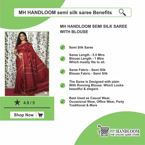 Women’s_Semi_Silk_Saree_with_Blouse_Piece_for_Every_Occasion