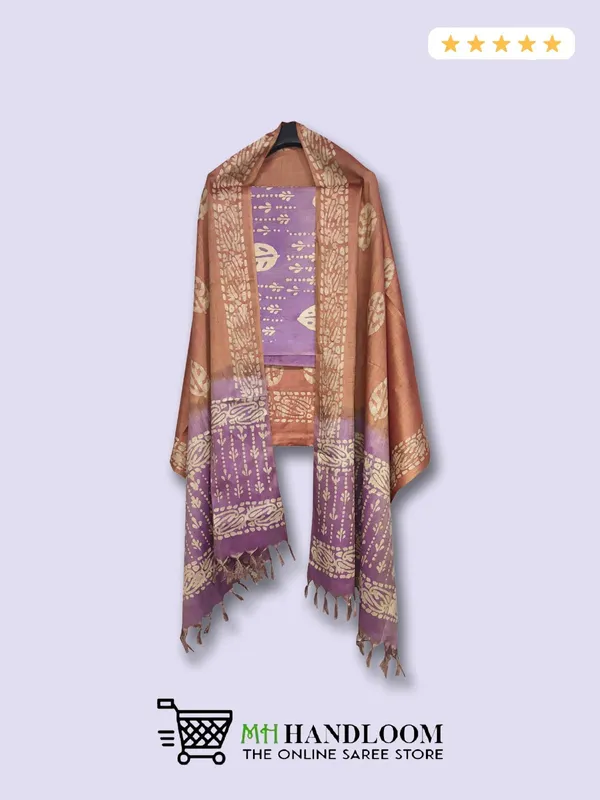 MH_HANDLOOM_Women's_Cotton_Silk_Batik_Print_Unstitched_Salwar_Suits_with_Dupatta