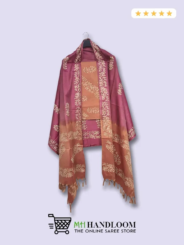 MH_HANDLOOM_Women's_Cotton_Silk_Batik_Print_Unstitched_Salwar_Suits_with_Dupatta