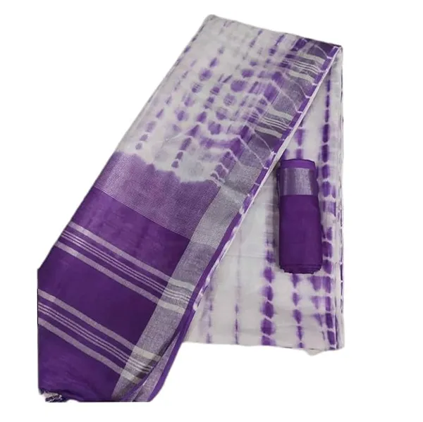 MH_HANDLOOM_LINEN_SLUB_SIBORI_DESIGN_SAREE_WITH_BLOUSE