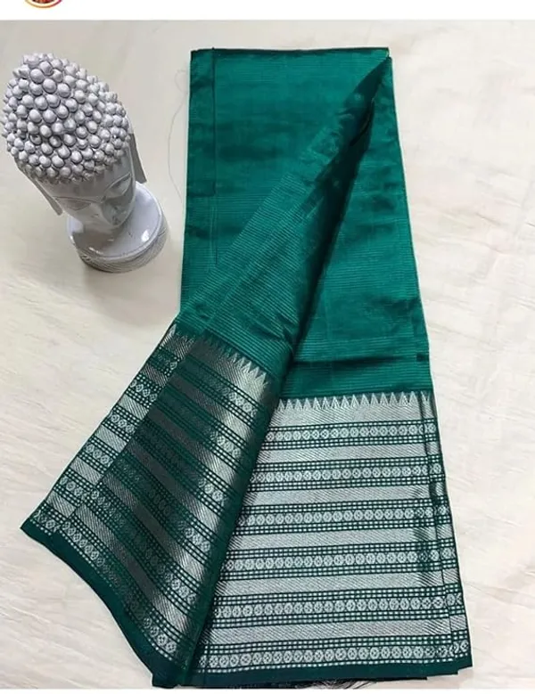 Brown_Exquisite_Semi_Silk_Sarees_with_Blouse