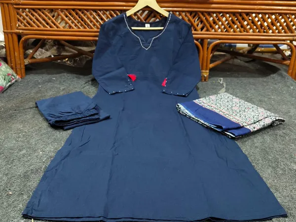 Cotton_Kurta_With_Pant_&_Dupatta_Set_.