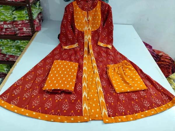 Cotton_Printed_Anarkali_Kurta_With_Pant_&_Dupatta_Set__.