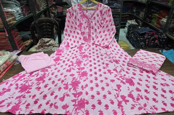 Cotton_Printed_Anarkali_Kurta_With_Pant_&_Dupatta_Set__.