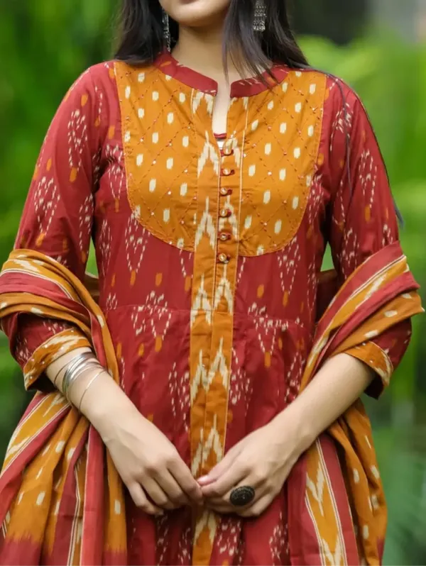 Cotton_Printed_Anarkali_Kurta_With_Pant_&_Dupatta_Set__.