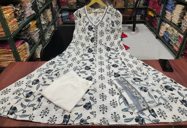 Cotton_Printed_Anarkali_Kurta_With_Pant_&_Dupatta_Set__.