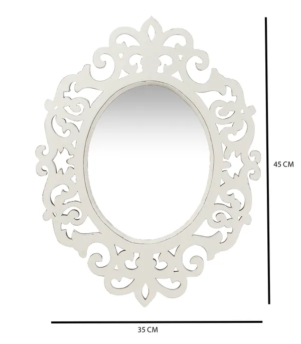 Decorative_And_Hand_Crafted_Wooden_Wall_Mirror_In_Distressed_White_Finish_(45_X_35_Cm)_W79H,_Round