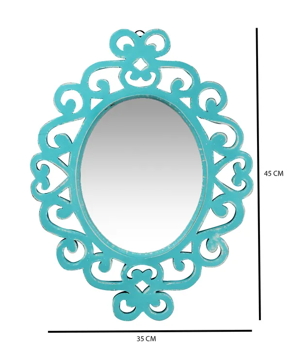 Decorative_&_Hand_Crafted_Wooden_Wall_Mirror_in_Diatressed_Blue_Finish_(45_x_35_cm)
