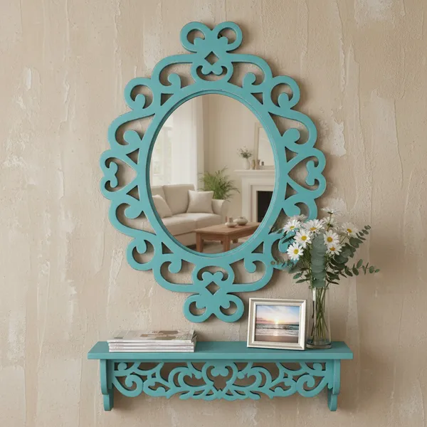 Decorative_&_Hand_Crafted_Wooden_Wall_Mirror_in_Diatressed_Blue_Finish_(45_x_35_cm)
