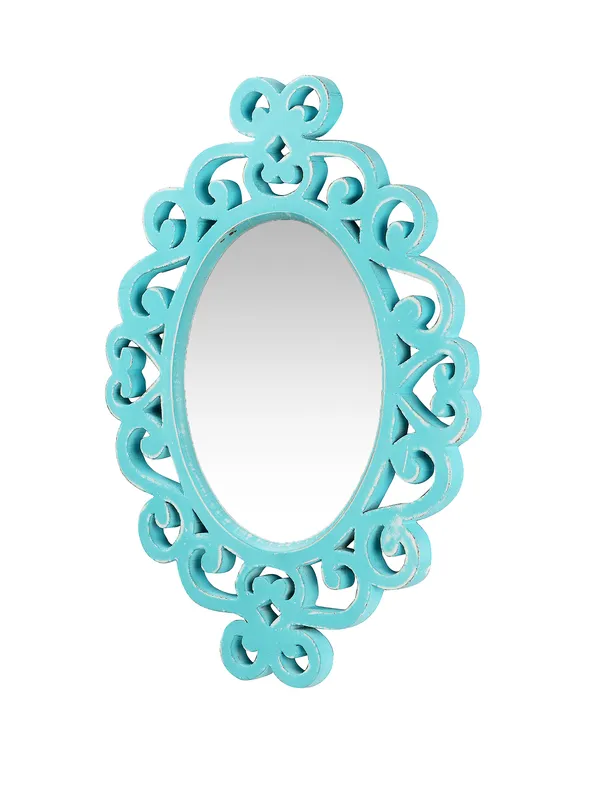 Decorative_&_Hand_Crafted_Wooden_Wall_Mirror_in_Diatressed_Blue_Finish_(45_x_35_cm)