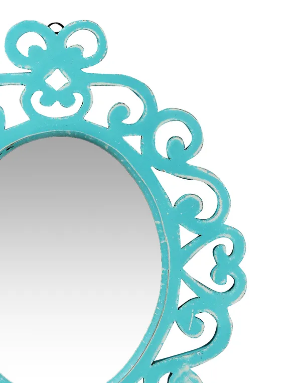 Decorative_&_Hand_Crafted_Wooden_Wall_Mirror_in_Diatressed_Blue_Finish_(45_x_35_cm)