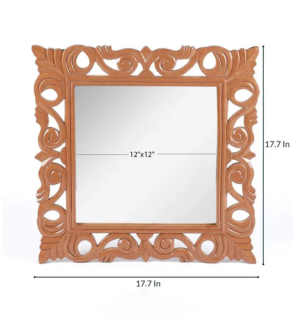 Decorative_Handcrafted_Wooden_Wall_Mirror_for_Bedroom_Home_Decorr_Living_Room_Bathroom_(L_x_W_x_H)_:_45_x_45_x1.9_CM
