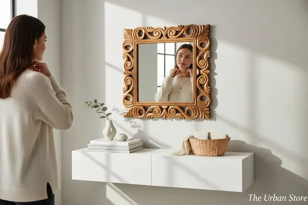 Decorative_Handcrafted_Wooden_Wall_Mirror_for_Bedroom_Home_Decorr_Living_Room_Bathroom_(L_x_W_x_H)_:_45_x_45_x1.9_CM