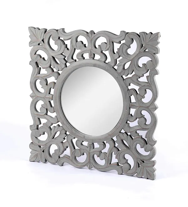 Decorative_&_Hand_Crafted_Wooden_Round_Distressed_Grey_Finished_Vanity_Wall_Mirror_for_Living_Room,_Bathroom,_Bedroom_(20x20_Inches)