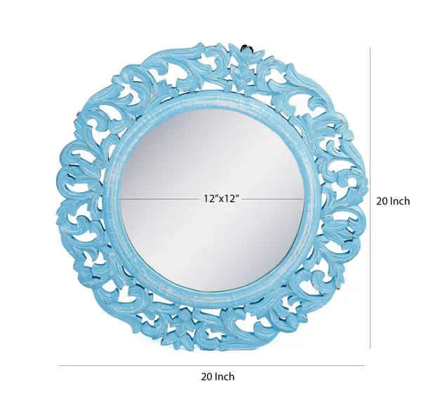 Decorative_Hand_Crafted_Wooden_Round_Shape_Vanity_Wall_Mirror_Glass_for_Living_Room,_Bathroom,_Bedroom_(20"x_20"_Inches)