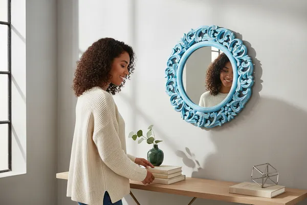 Decorative_Hand_Crafted_Wooden_Round_Shape_Vanity_Wall_Mirror_Glass_for_Living_Room,_Bathroom,_Bedroom_(20"x_20"_Inches)