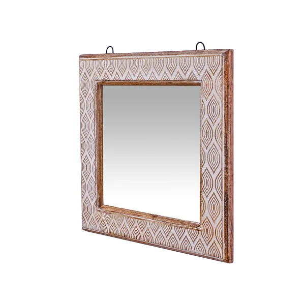 Decorative_&_Handcrafted_Wooden_Wall_Mirror_For_Living_Room,_Bedroom,_Washroom,_Kids_Room,_Office_in_Antique_White_Finish_(_15"x15"_)