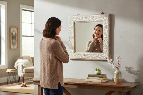 Decorative_&_Handcrafted_Wooden_Wall_Mirror_For_Living_Room,_Bedroom,_Washroom,_Kids_Room,_Office_in_Antique_White_Finish_(_15"x15"_)