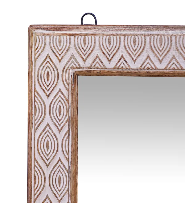 Decorative_&_Handcrafted_Wooden_Wall_Mirror_For_Living_Room,_Bedroom,_Washroom,_Kids_Room,_Office_in_Antique_White_Finish_(_15"x15"_)