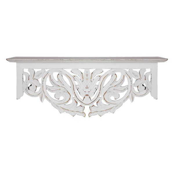 Decorative_and_Handcrafted_Engineered_Wood_Distressed_Wall_Shelf_-_White_Finish_-_50cm_x_15cm_x_20cm