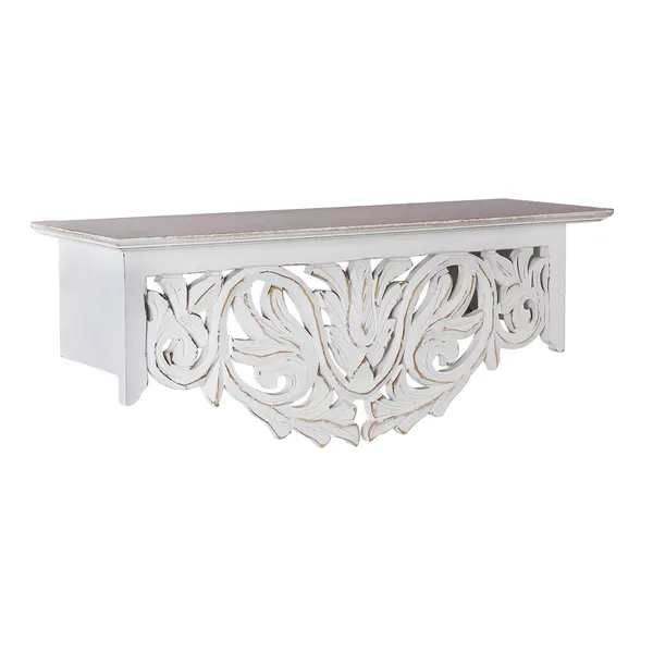 Decorative_and_Handcrafted_Engineered_Wood_Distressed_Wall_Shelf_-_White_Finish_-_50cm_x_15cm_x_20cm