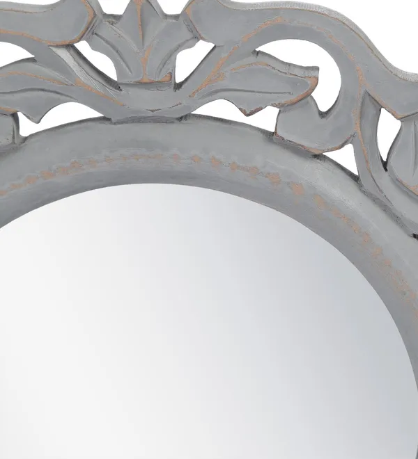 Decorative_&_Hand_Crafted_Wooden_Wall_Mirror_for_Home_&_Office,_Grey_14"x14"
