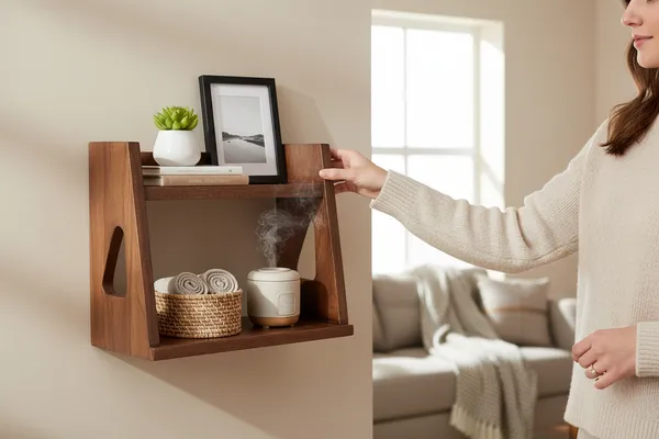 THE_URBAN_STORE_Shelf_Wooden_Wall_Mounted_Clear_Glossy_Walnut_Color_31_x_15_X_26_CM_Pack_of_One_Modern_Style_Hand_Crafted_for_Home_and_Office_Decor_TUSSLF32