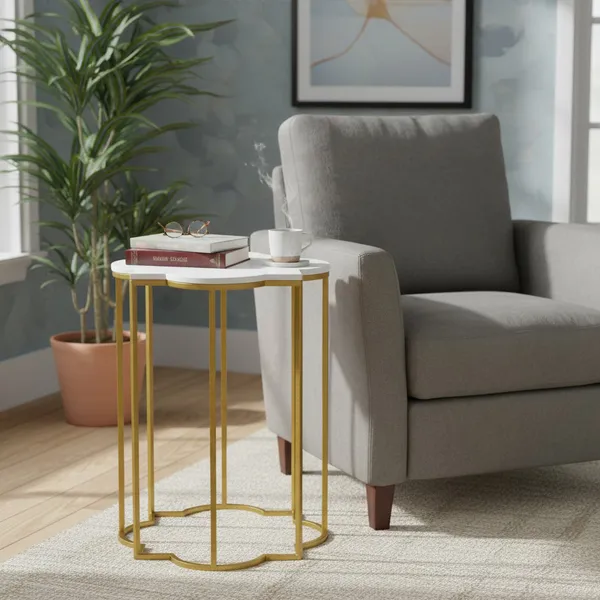 Modern_Style_Wooden_&_Metal_Accent_Table/End_Table/Night_Stand_for_Living_Room/Bedroom/Study/Bedside_Table