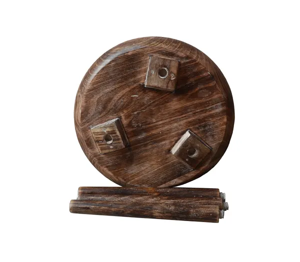 Hand_Crafted_3_Legged_Wooden_Decorative_Accent/End_Table_(Shabby_White,_14x14x14-inch)