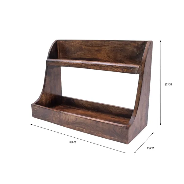 THE_URBAN_STORE_TUSBR03_Handcrafted_Wooden_Decorative_Bathroom/Kitchen_Rack/Shelf-_Rustic_&_Elegant_Centerpiece_for_Bathroom_&_Kitchen_(38_x_27_x_15_cm)