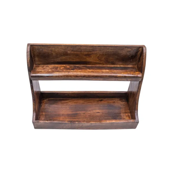THE_URBAN_STORE_TUSBR03_Handcrafted_Wooden_Decorative_Bathroom/Kitchen_Rack/Shelf-_Rustic_&_Elegant_Centerpiece_for_Bathroom_&_Kitchen_(38_x_27_x_15_cm)