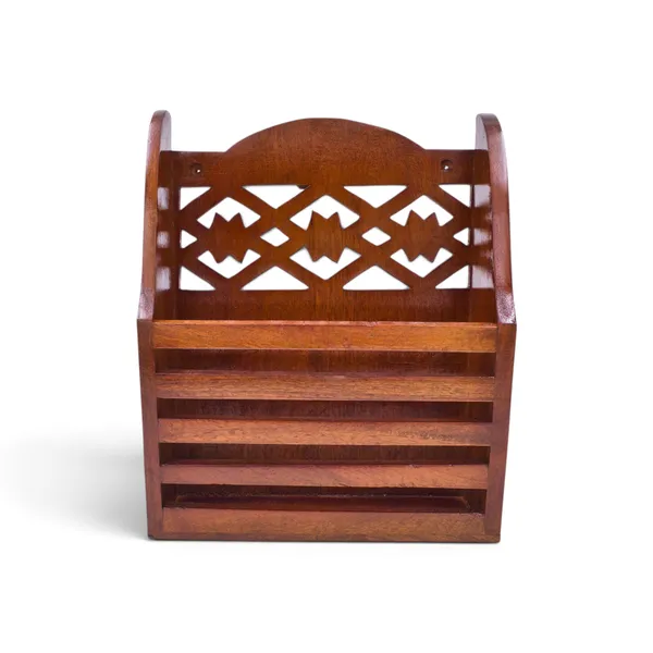THE_URBAN_STORE_Handcrafted_Wooden_Magazine_Holder_&_Stand_|_Tabletop_&_Wall-Mounted_Magazine_Rack_with_Decorative_Cutwork_Design_|_Newspaper,_Book_&_Magazine_Organizer_for_Home_&_Office