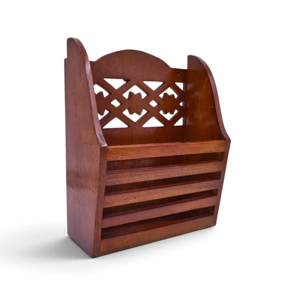 THE_URBAN_STORE_Handcrafted_Wooden_Magazine_Holder_&_Stand_|_Tabletop_&_Wall-Mounted_Magazine_Rack_with_Decorative_Cutwork_Design_|_Newspaper,_Book_&_Magazine_Organizer_for_Home_&_Office