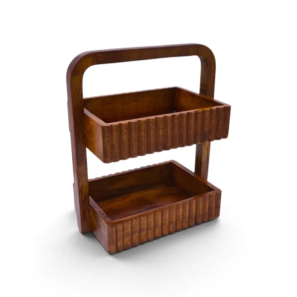 THE_URBAN_STORE_Handcrafted_Wooden_Utility_Caddy_&_Organizer_|_Decorative_Multipurpose_Storage_Basket_with_Compartments_|_Kitchen,_Dining,_Tea_&_Coffee_Organizer_for_Home_&_Office