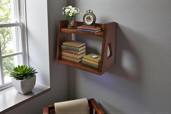 THE_URBAN_STORE_Shelf_Wooden_Wall_Mounted_Clear_Glossy_Walnut_Color_31_x_15_X_26_CM_Pack_of_One_Modern_Style_Hand_Crafted_for_Home_and_Office_Decor_TUSSLF32