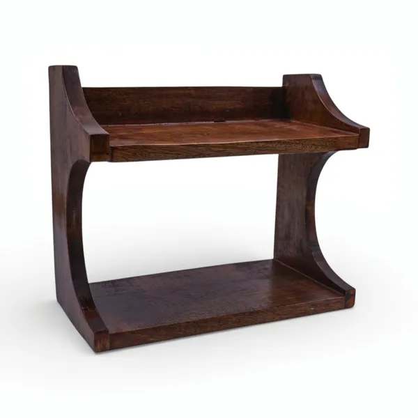 THE_URBAN_STORE_Shelf,_Rack_for_Bathroom_and_Kitchen_Wooden_Walnut_Color_31_x_15_X_25_CM_Pack_of_One_Modern_Style_Elegantly_Hand_Crafted_for_Home_and_Office_Decor_TUSKR03