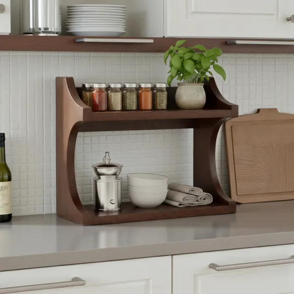 THE_URBAN_STORE_Shelf,_Rack_for_Bathroom_and_Kitchen_Wooden_Walnut_Color_31_x_15_X_25_CM_Pack_of_One_Modern_Style_Elegantly_Hand_Crafted_for_Home_and_Office_Decor_TUSKR03