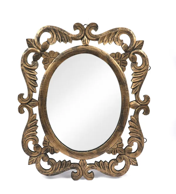 Decorative_Hand_Crafted_Antique_Gold_Finish_Wooden_Oval_Shape_Vanity_Wall_Mirror_for_Living_Room,_Bathroom,_Bedroom_(24x20)_Inches
