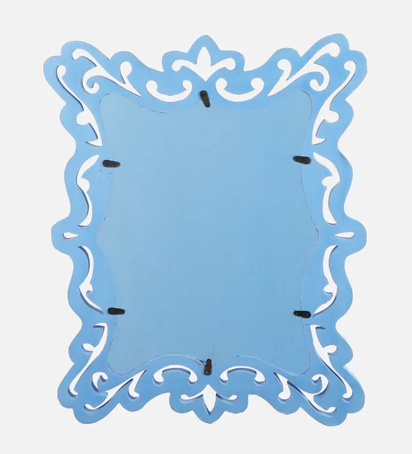 Decorative_&_Handcrafted_Wooden_Wall_Mirror_For_Living_Room,_Bedroom,_Washroom,_Kids_Room,_Office,_20_Inch_x_16_Inch_(Blue)
