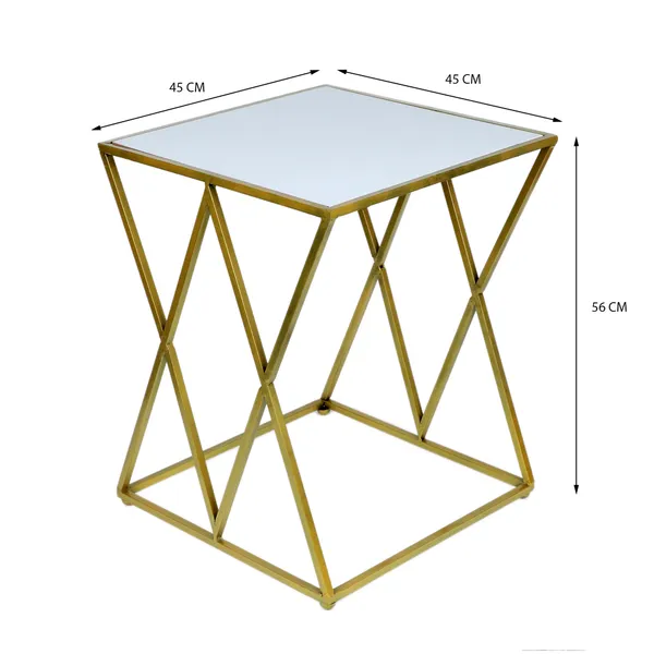 Decorative_and_Handcrafted_Iron_&_Wood_Combination_Accent/Sofa_Side/Bedside_Table,_45_x_45_x_56_CM