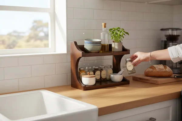 THE_URBAN_STORE_Shelf,_Rack_for_Bathroom_and_Kitchen_Wooden_Walnut_Color_31_x_15_X_25_CM_Pack_of_One_Modern_Style_Elegantly_Hand_Crafted_for_Home_and_Office_Decor_TUSKR03