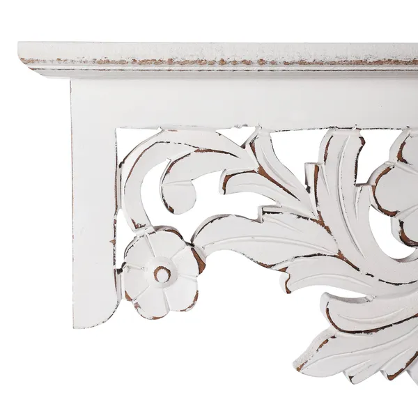 Decorative_and_Handcrafted_Wall_Shelf_for_Living_Room,Study,Bathroom_or_Kitchen_in_Distressed_White_Finish_-_45cm_x_15cm_x_20cm