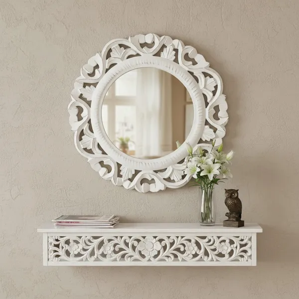 Decorative_Hand_Crafted_Wooden_Round_Shape_Vanity_Wall_Mirror_Glass_for_Living_Room,_Bathroom,_Bedroom_(35x_35_x_1.5_CM)