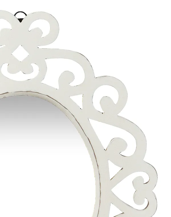 Decorative_&_Hand_Crafted_Wooden_Wall_Mirror_in_Distressed_White_Finish_(45_x_35_cm)